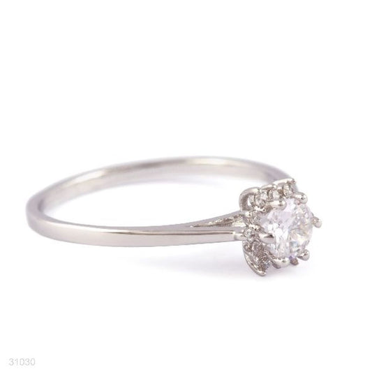 delicate dreamy star solitaire ring